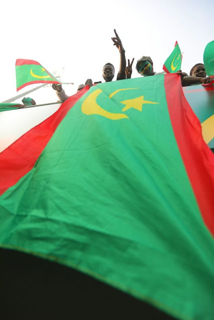 شاهد فضيحة أخري في كأس الأمم الإفريقية مشكلة في عزف النشيد الوطني لمنتخب موريتانيا