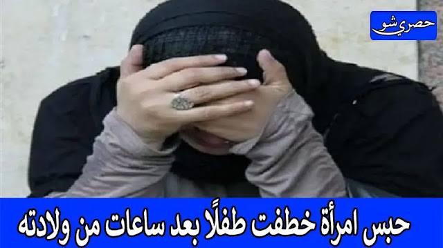 حبس امرأة خطفت طفلًا بعد ساعات من ولادته بمستشفى الحسينية بـ الشرقية
